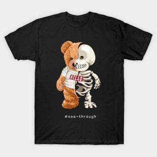 skeleton teddy bear T-Shirt